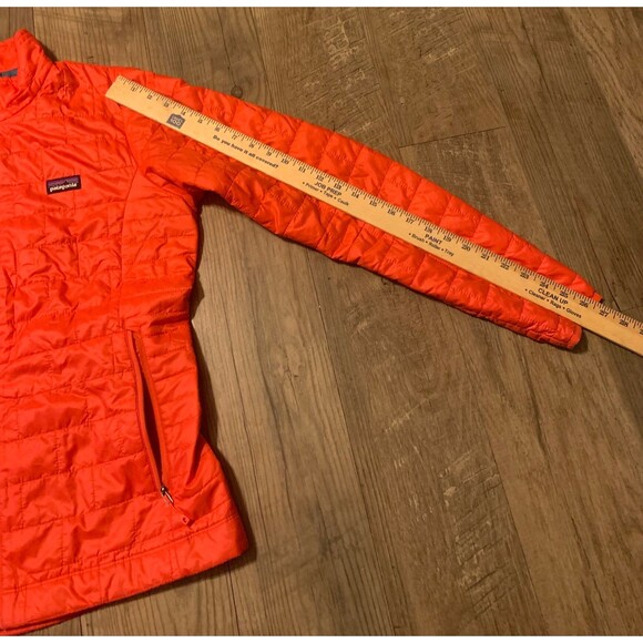 Patagonia Orange Nano Puff Women’s Jacket Quilted Primaloft Size M - Picture 8 of 9